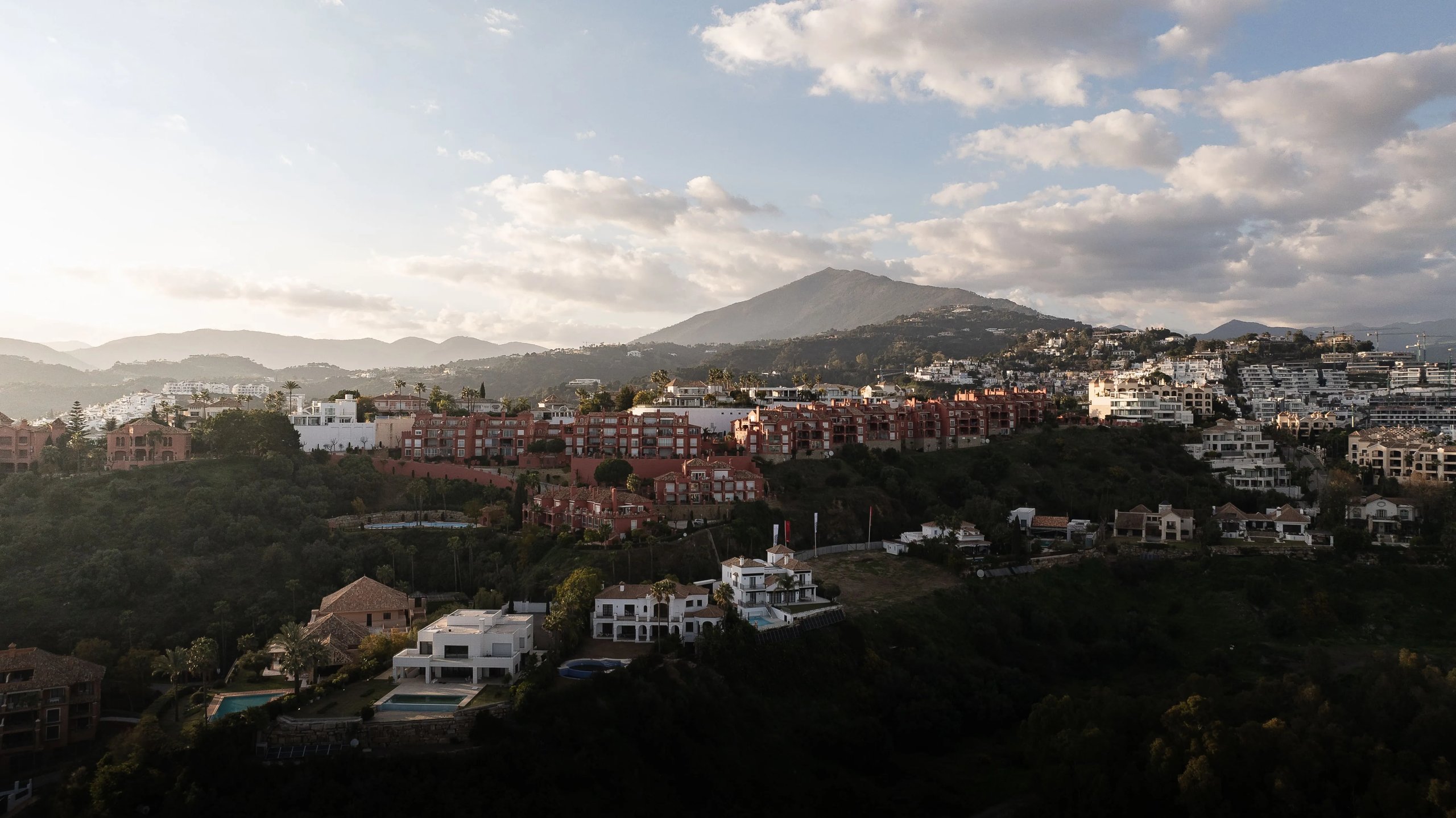 Marbella coastline aerial view 1